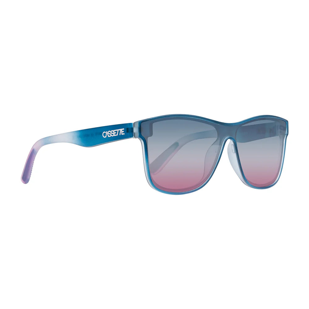 Cassette Optics Mercury Sunglasses - Blue Pink Fade / Polarized Blue Pink Fade Mirror Lens