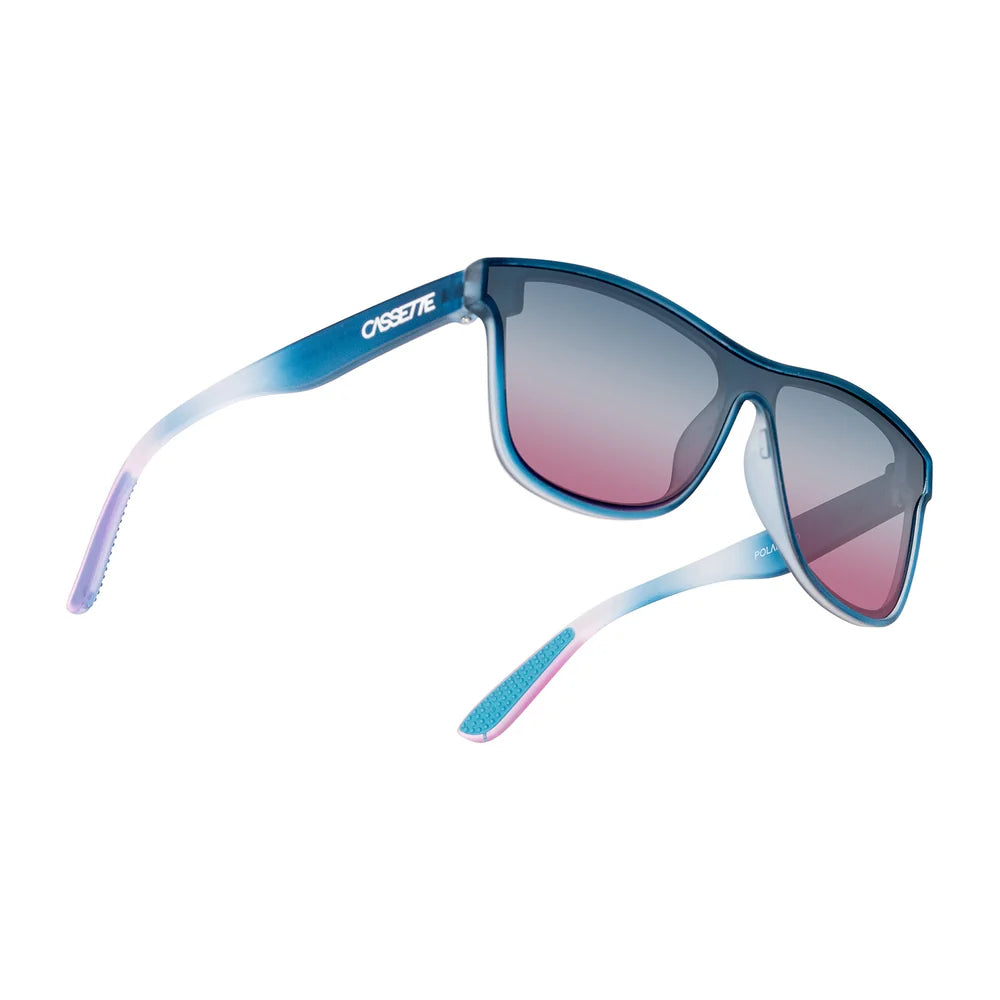 Cassette Optics Mercury Sunglasses - Blue Pink Fade / Polarized Blue Pink Fade Mirror Lens