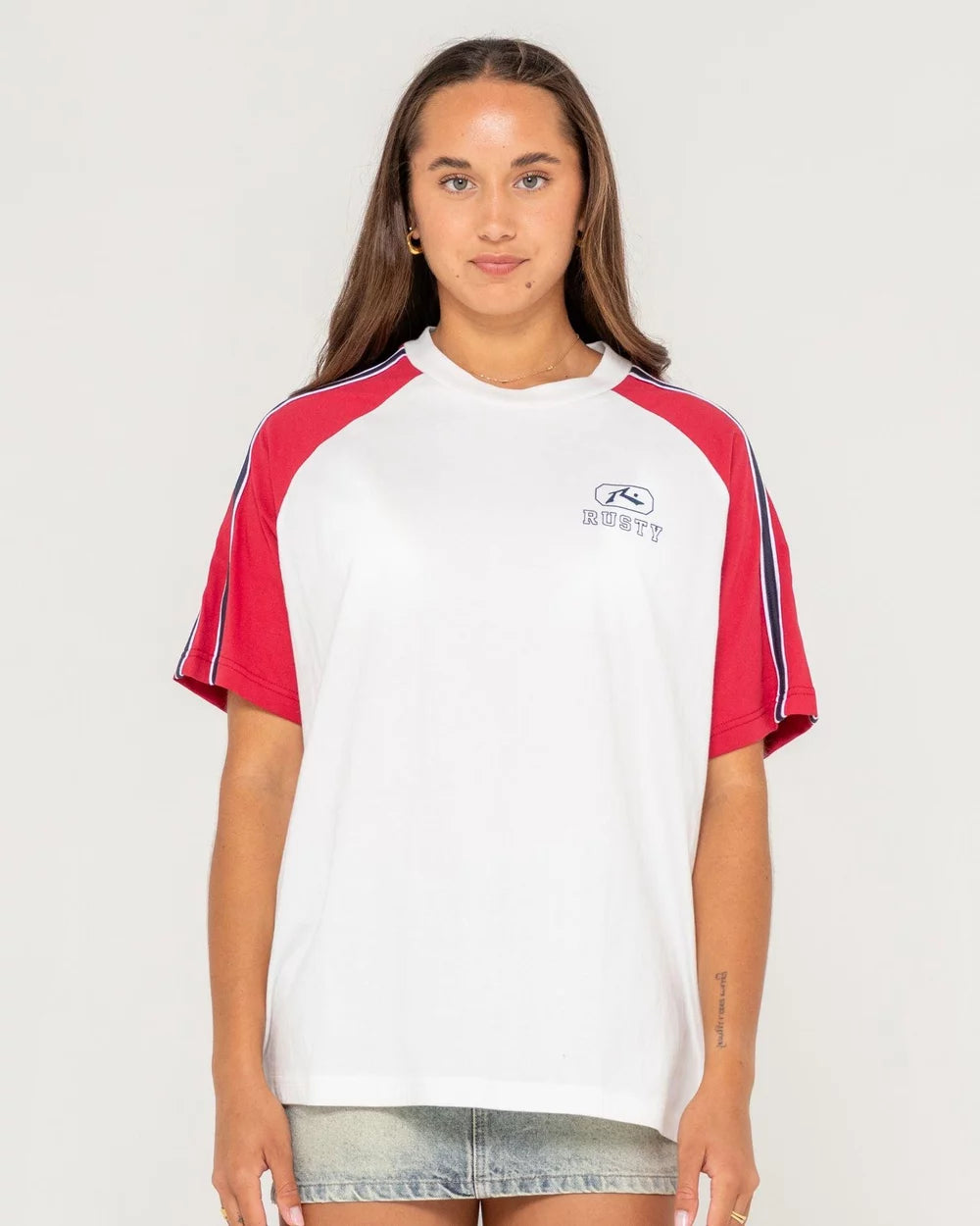 Mindless Collegiate OG Oversize Tee T-Shirt - Egret