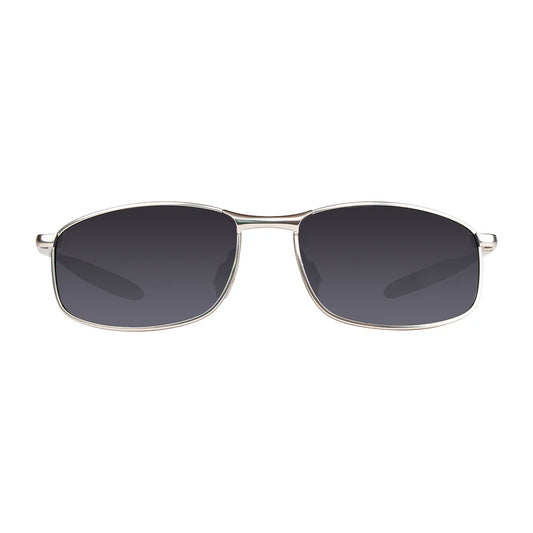 Cassette Optics Mixer Sunglasses - Platinum / Polarized Black Lens