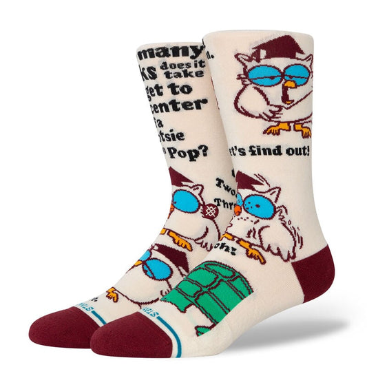 Tootsie Pop x Stance Mr. Owl Crew Socks