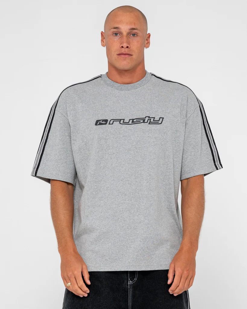 Gaffa Taped Short Sleeve Tee - Grey Marble