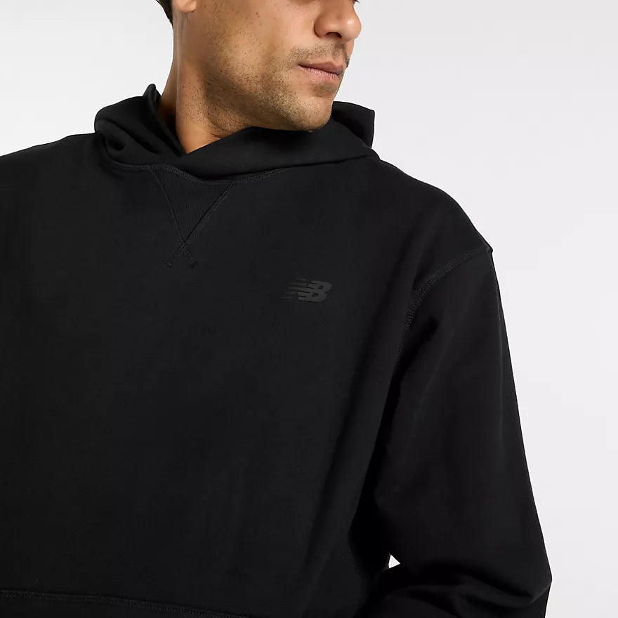 New Balance Numeric French Terry Hoodie Hooded Sweatshirt - Black BK