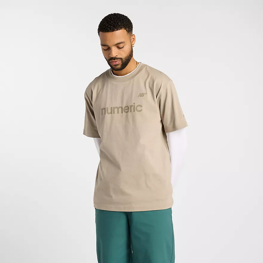 New Balance Numeric Cotton T-Shirt Arid Stone ADS