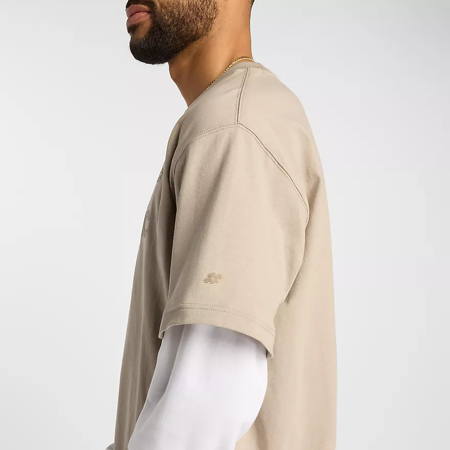 New Balance Numeric Cotton T-Shirt Arid Stone ADS