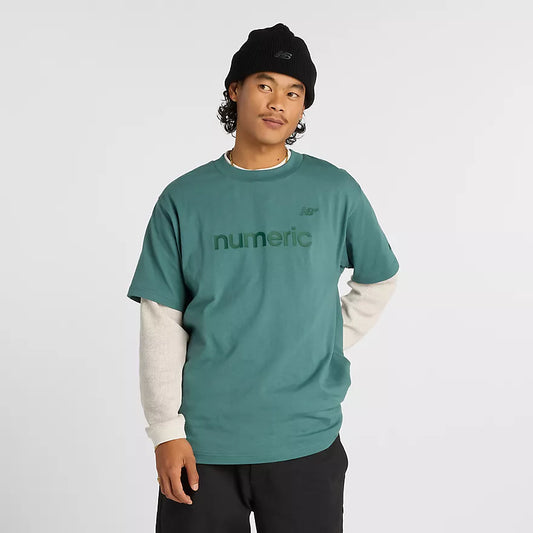 New Balance Numeric Cotton T-Shirt - New Spruce NUS