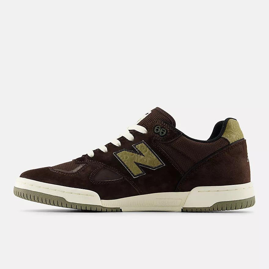 New Balance Numeric Krooked Skateboards 600 Tom Knox - Chocolate w/ Olive
