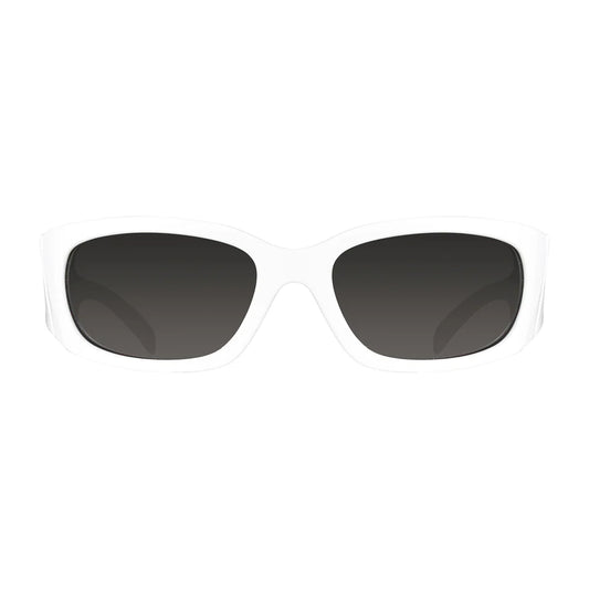 Cassette Optics Napster Sunglasses - White / Smoke Lens
