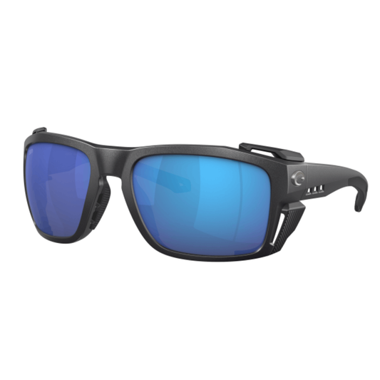 King Tide 8 Black Pearl Sunglasses - Blue Mirror 580G
