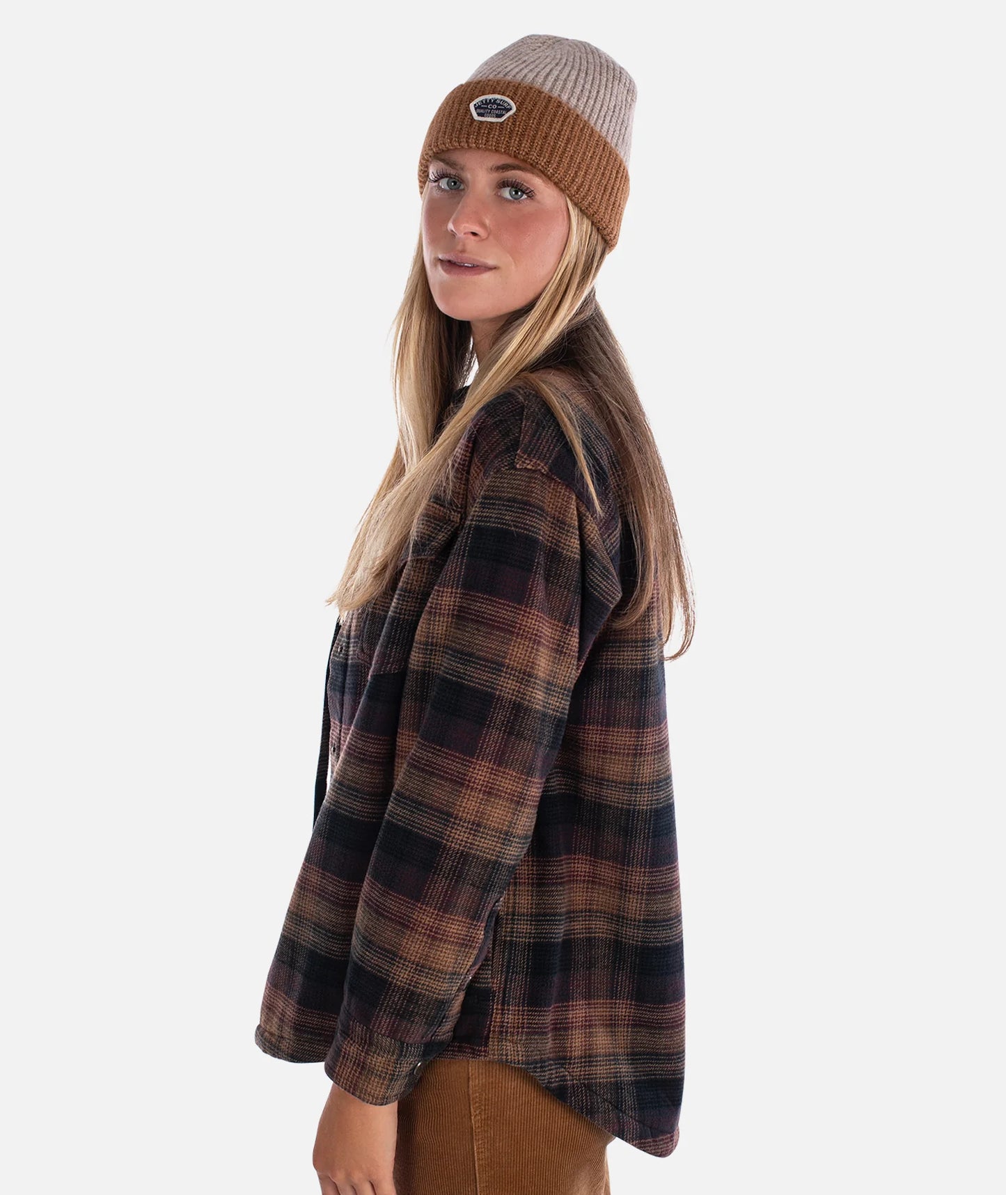 Nivean Flannel Jacket - Brown