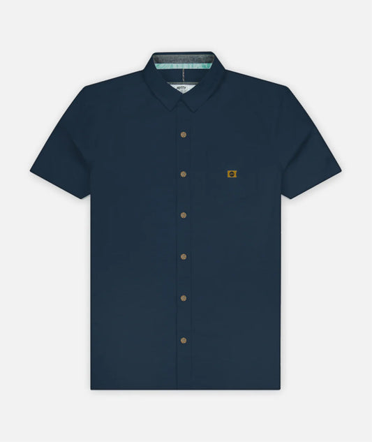 Noah Woven Shirt - Navy