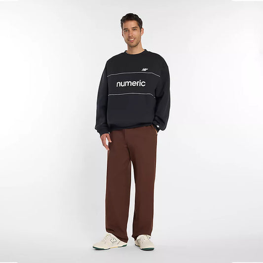 New Balance Numeric Team Crew Crewneck Sweatshirt - Black