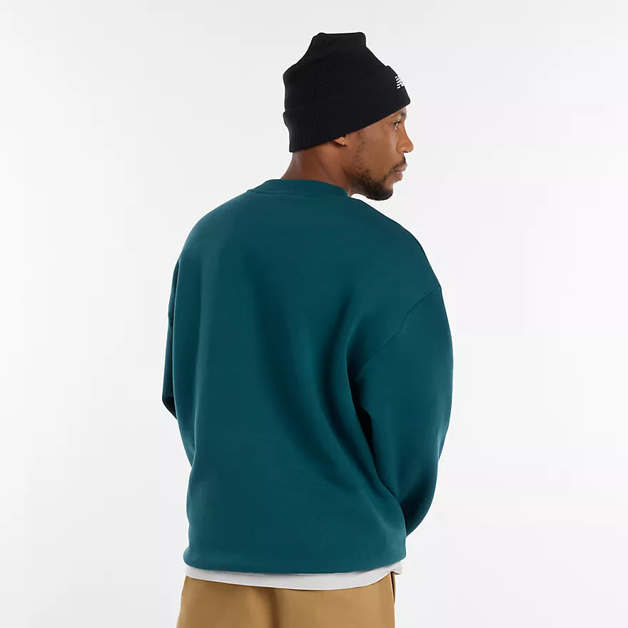 New Balance Numeric Team Crew Crewneck Sweatshirt - Medusa Green