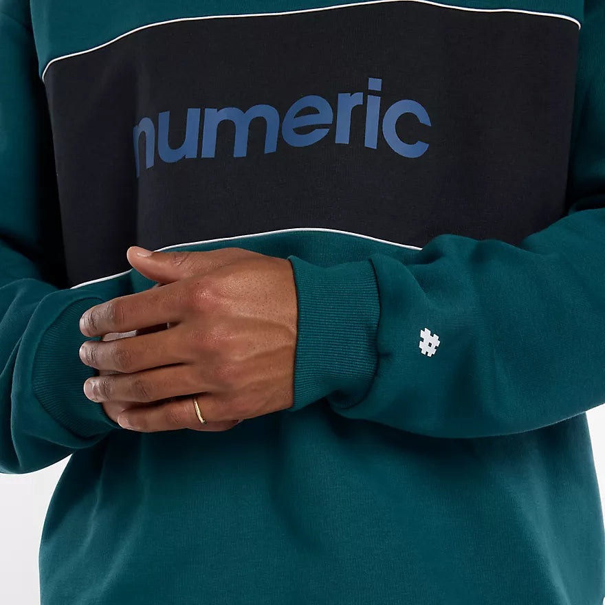 New Balance Numeric Team Crew Crewneck Sweatshirt - Medusa Green