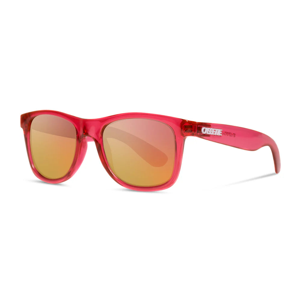 Cassette Optics OGLX Sunglasses - Citrus Red / Fire Mirror Lens