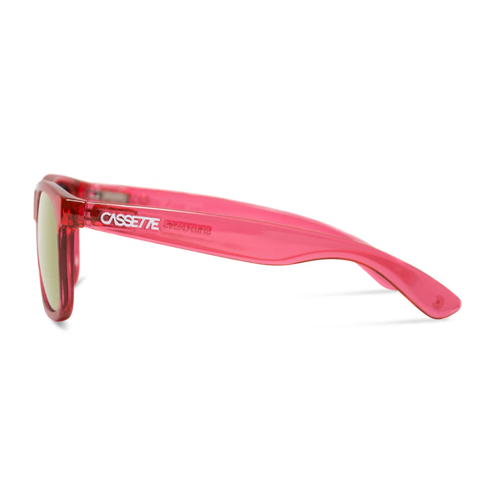 Cassette Optics OGLX Sunglasses - Citrus Red / Fire Mirror Lens