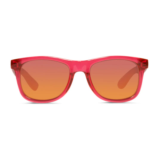 Cassette Optics OGLX Sunglasses - Citrus Red / Fire Mirror Lens