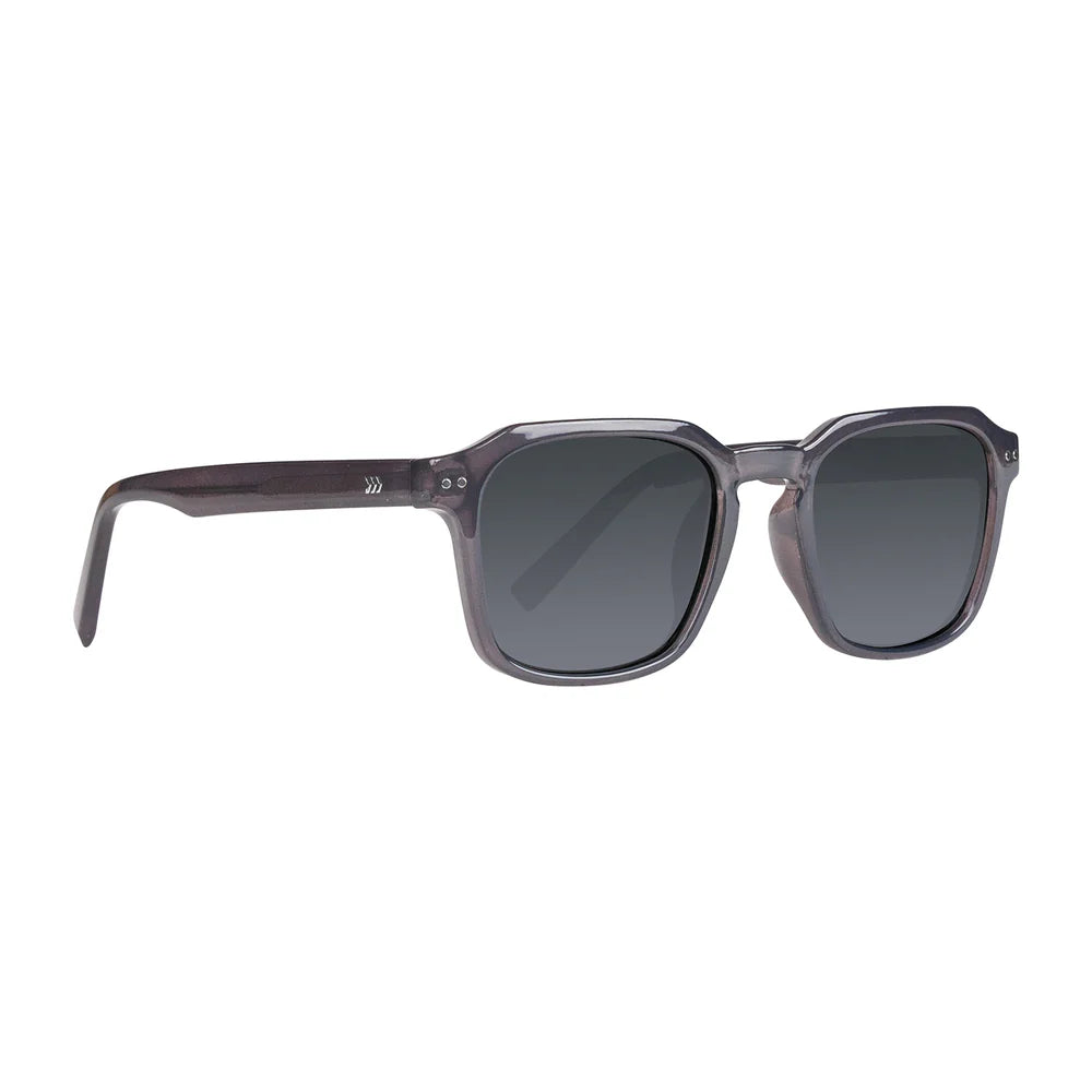 Cassette Optics Octave Sunglasses - Midnight Grey / Polarized Smoke Lens