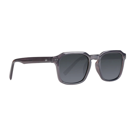 Cassette Optics Octave Sunglasses - Midnight Grey / Polarized Smoke Lens