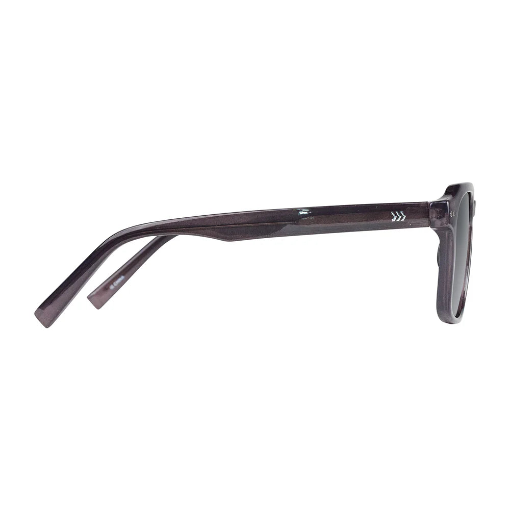 Cassette Optics Octave Sunglasses - Midnight Grey / Polarized Smoke Lens