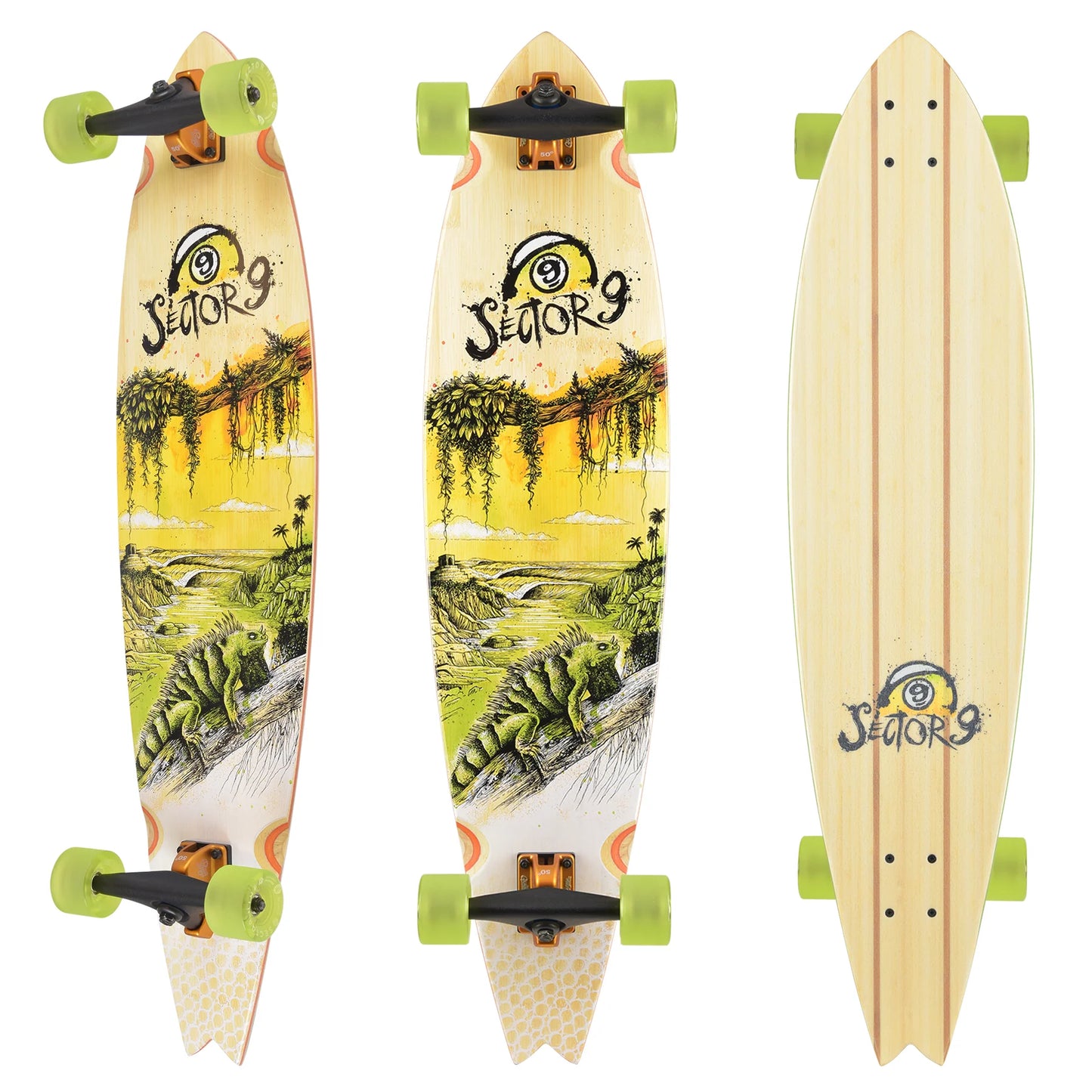 Offshore Temple Complete Longboard