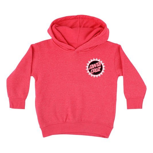 Santa Cruz Kid Outburst Dot Hoodie - Hot Pink