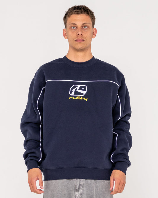 Bolter Crewneck Fleece - Navy Blue