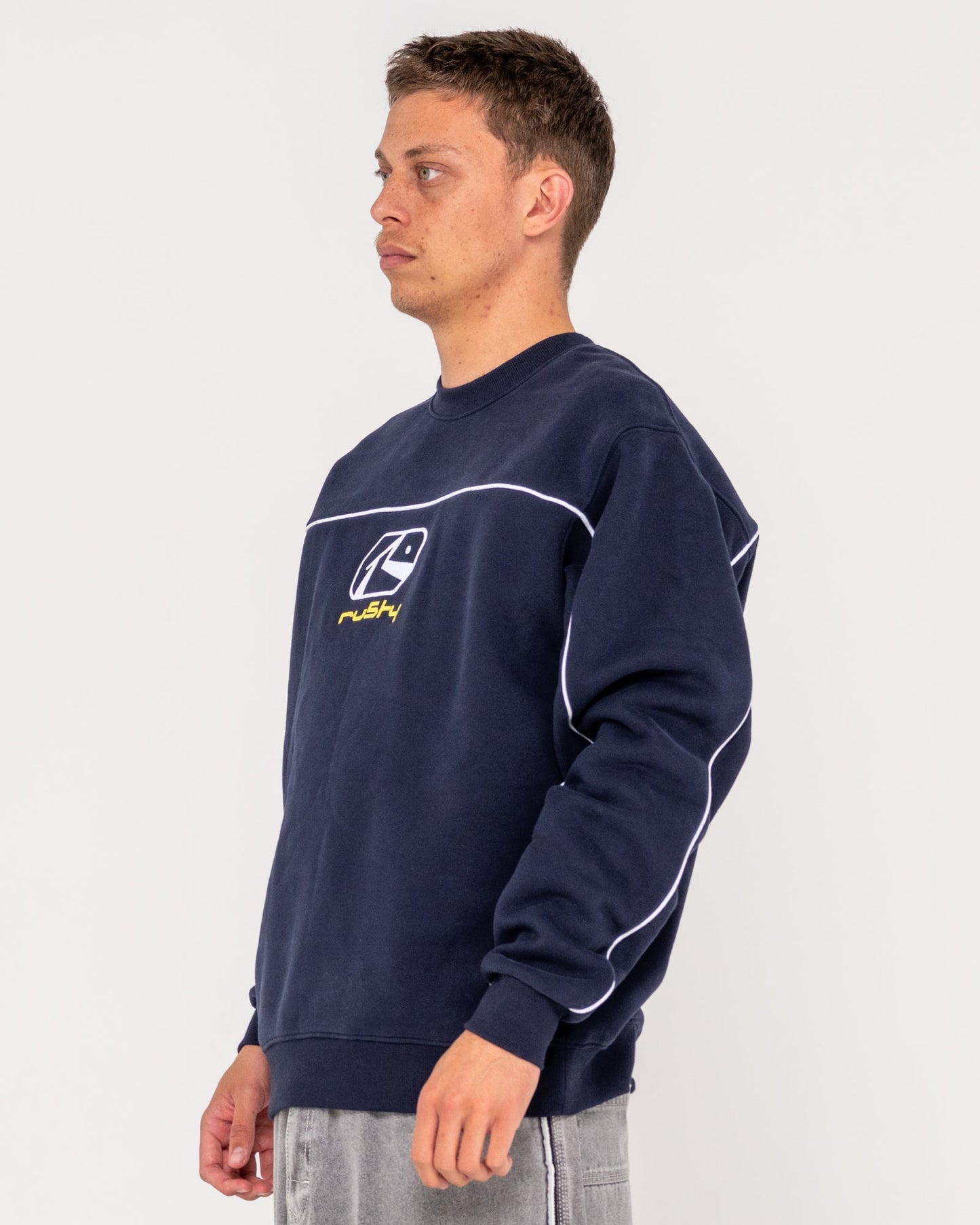 Bolter Crewneck Fleece - Navy Blue