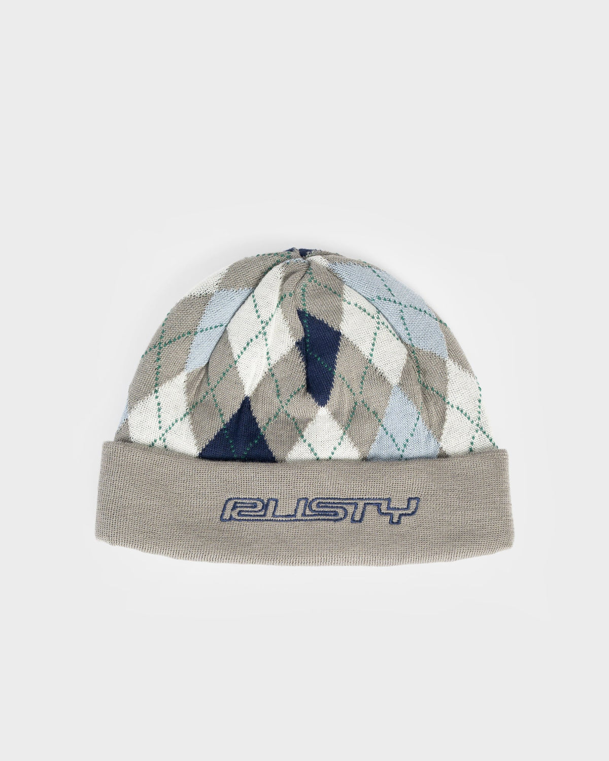 Rusty Clued In Reversible Beanie - Grey Marle