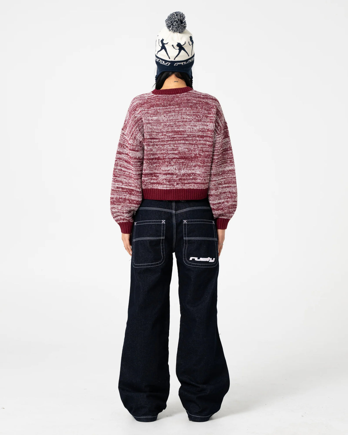 Rusty Pixie Beanie - Navy Blue