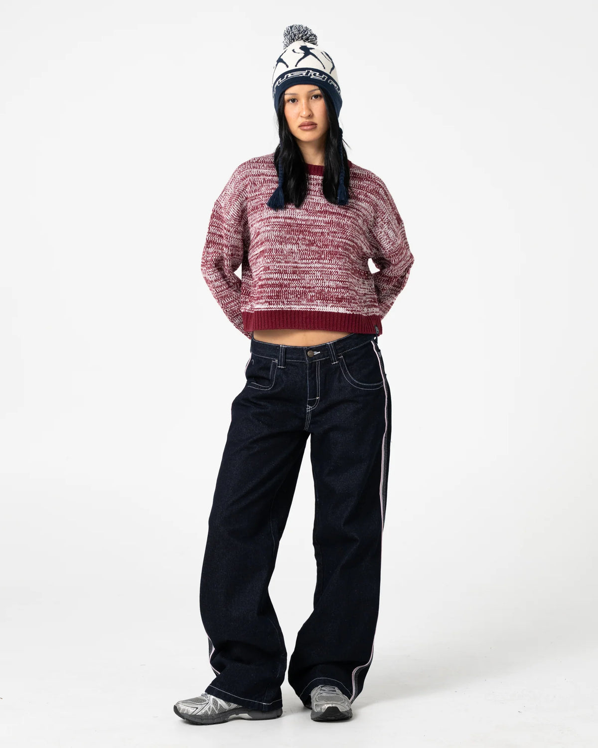 Rusty Pixie Beanie - Navy Blue