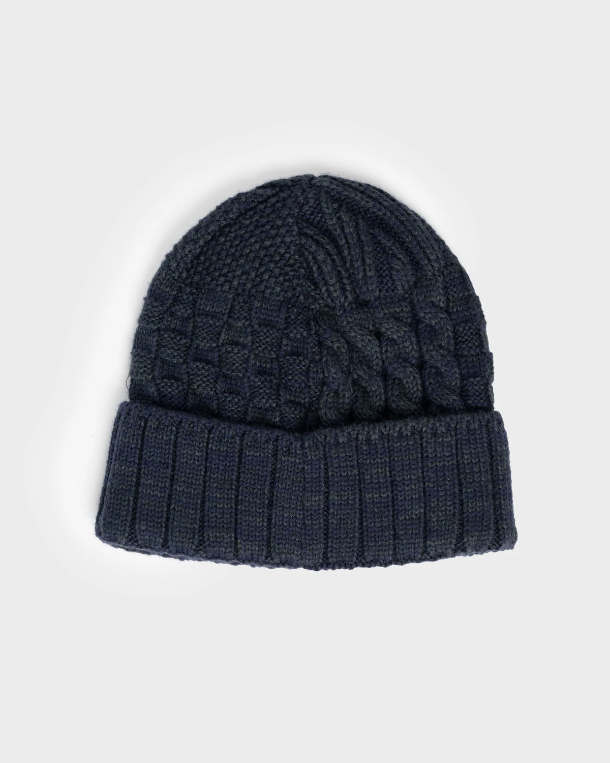 Rusty Ice Wave Beanie - Navy Blue
