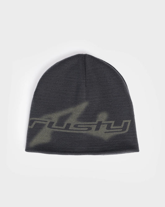 Rusty Vortex Reversible Beanie - Abbey Stone