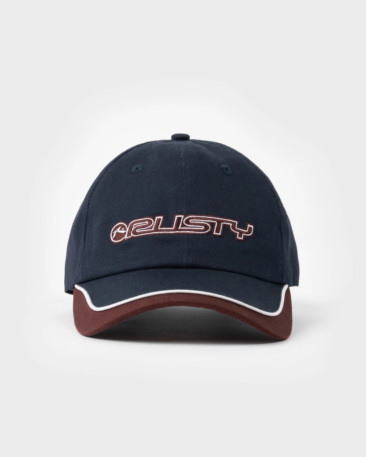 Rusty Flip Daddy Panel Dad Cap - Navy Blue