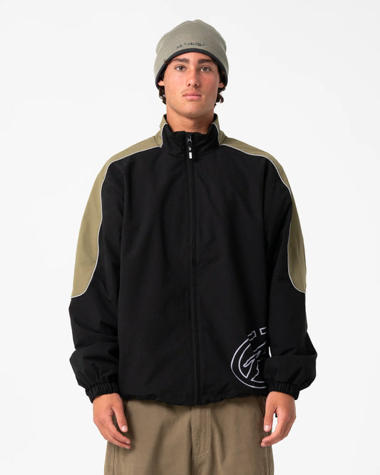 Rusty Frontline Track Jacket - Black