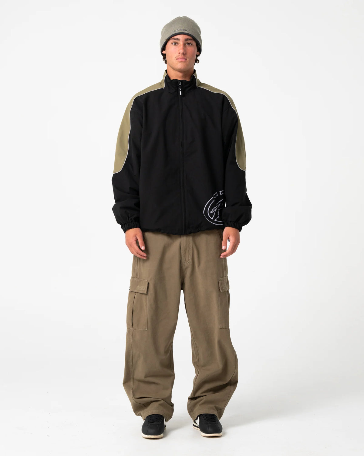 Rusty Frontline Track Jacket - Black
