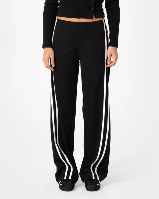 Rusty Bronson Low Rise Trackpant - Black