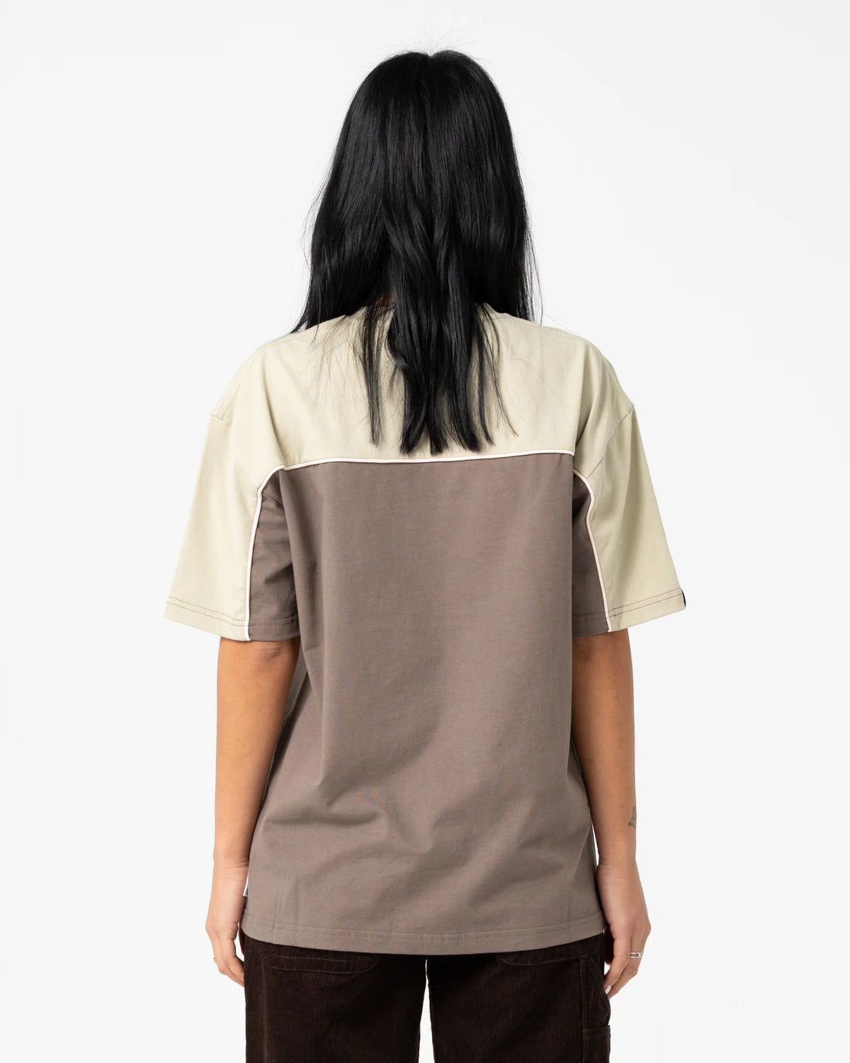 Rusty Polar Popped Oversize Tee - Khaki