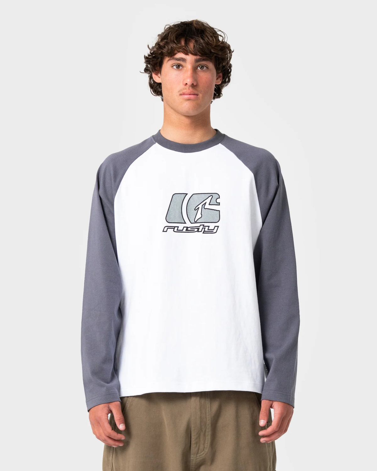 Rusty Watto Long Sleeve Tee - White