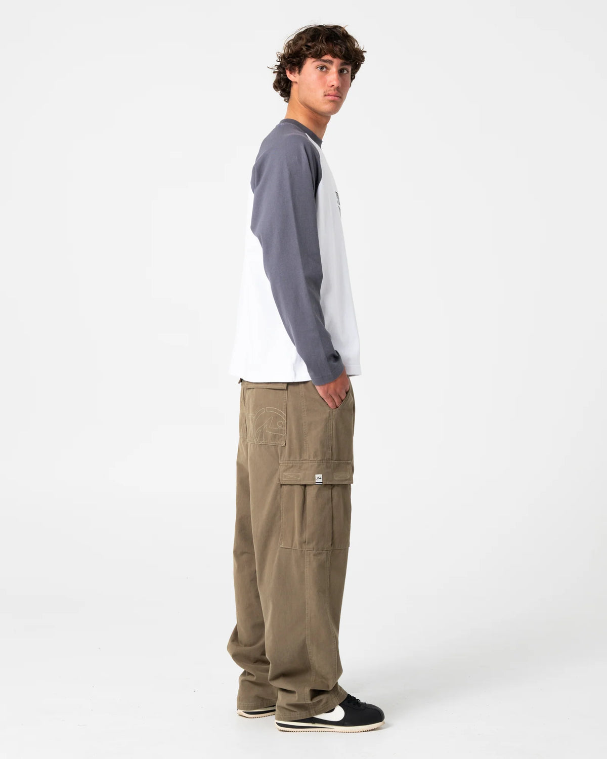 Rusty Watto Long Sleeve Tee - White
