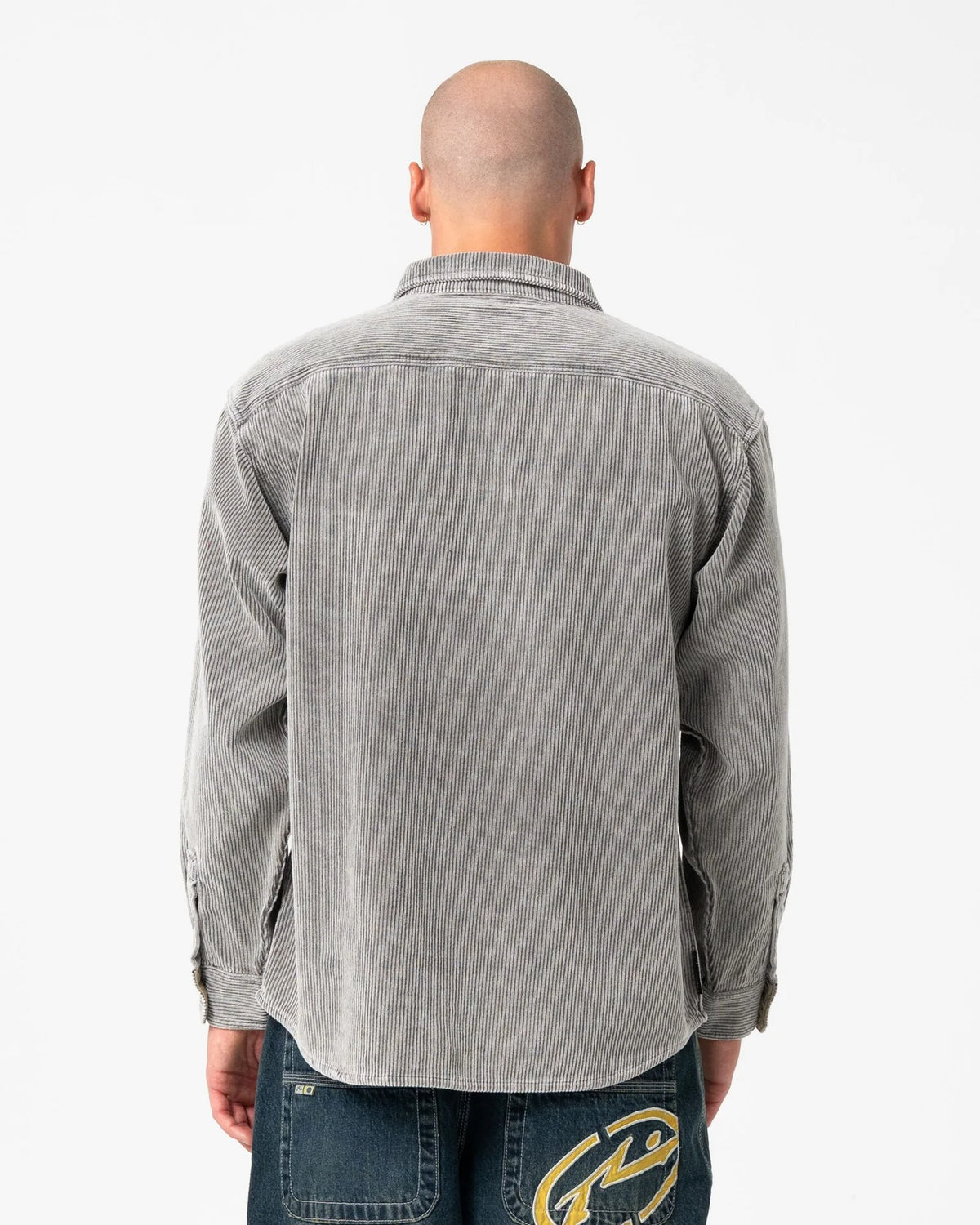 Rusty Cobra Washed Over Shirt - Oyster Grey