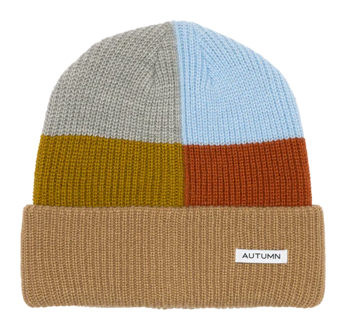 Autumn Patchwork Beanie