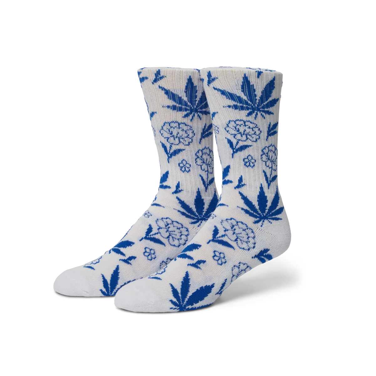 HUF Plantlife Porcelain Sock - White