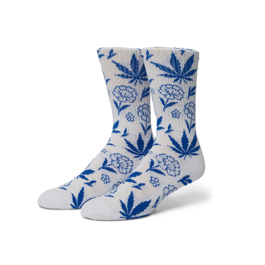 HUF Plantlife Porcelain Sock - White