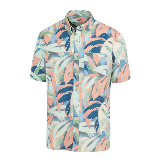 Palapa S/S Short Sleeve Shirt - Sanibel Blue
