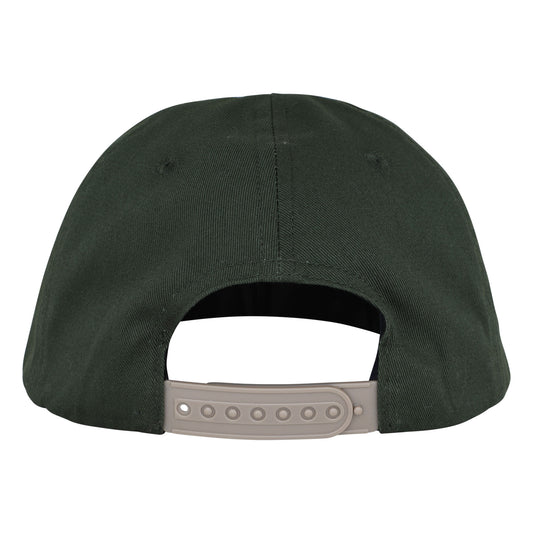 Santa Cruz Pay Off Stack Strip SnapBack Unstructured Hat - Forest Green/Grey