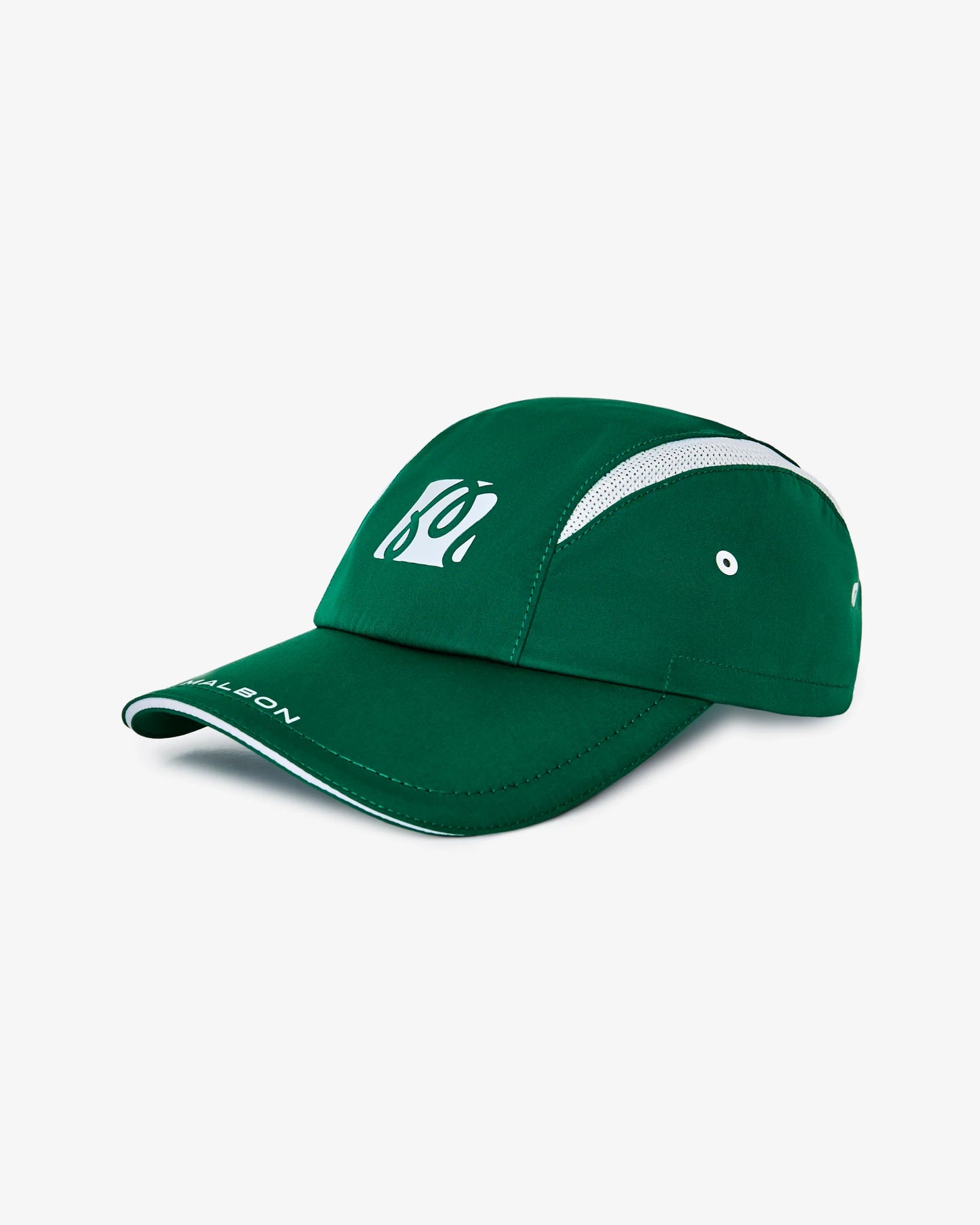 Malbon Performance Mesh 6 Panel Bungee Hat - Eden Green