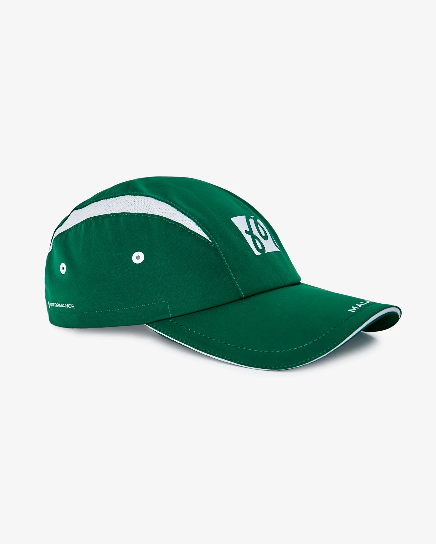 Malbon Performance Mesh 6 Panel Bungee Hat - Eden Green