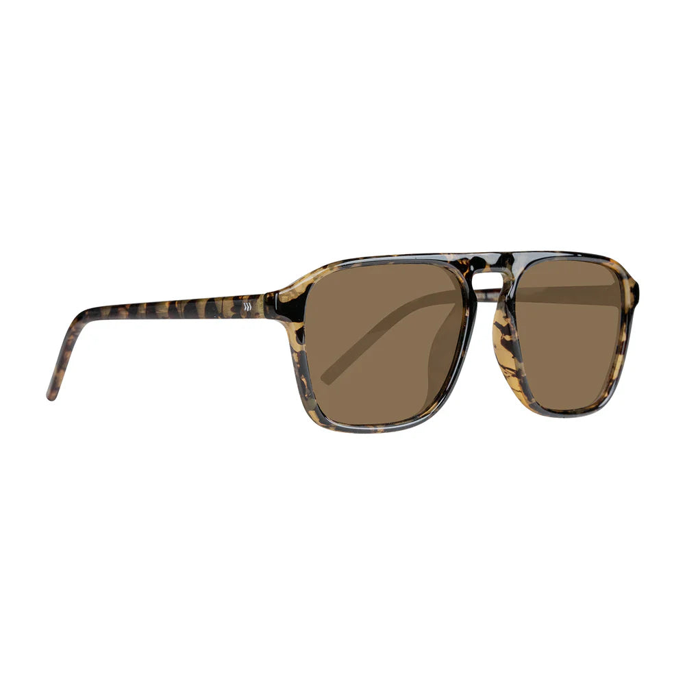 Cassette Optics Philips Sunglasses - Tokyo Tortoise / Polarized Light Brown Lens
