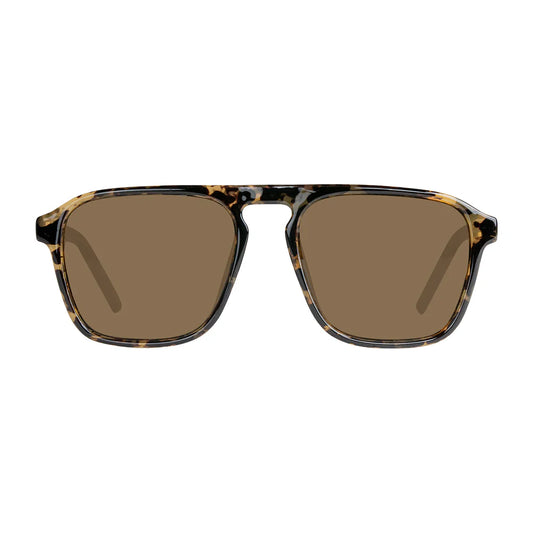 Cassette Optics Philips Sunglasses - Tokyo Tortoise / Polarized Light Brown Lens